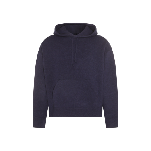 Bottega Veneta Compact Cashmere Hoodie Navy