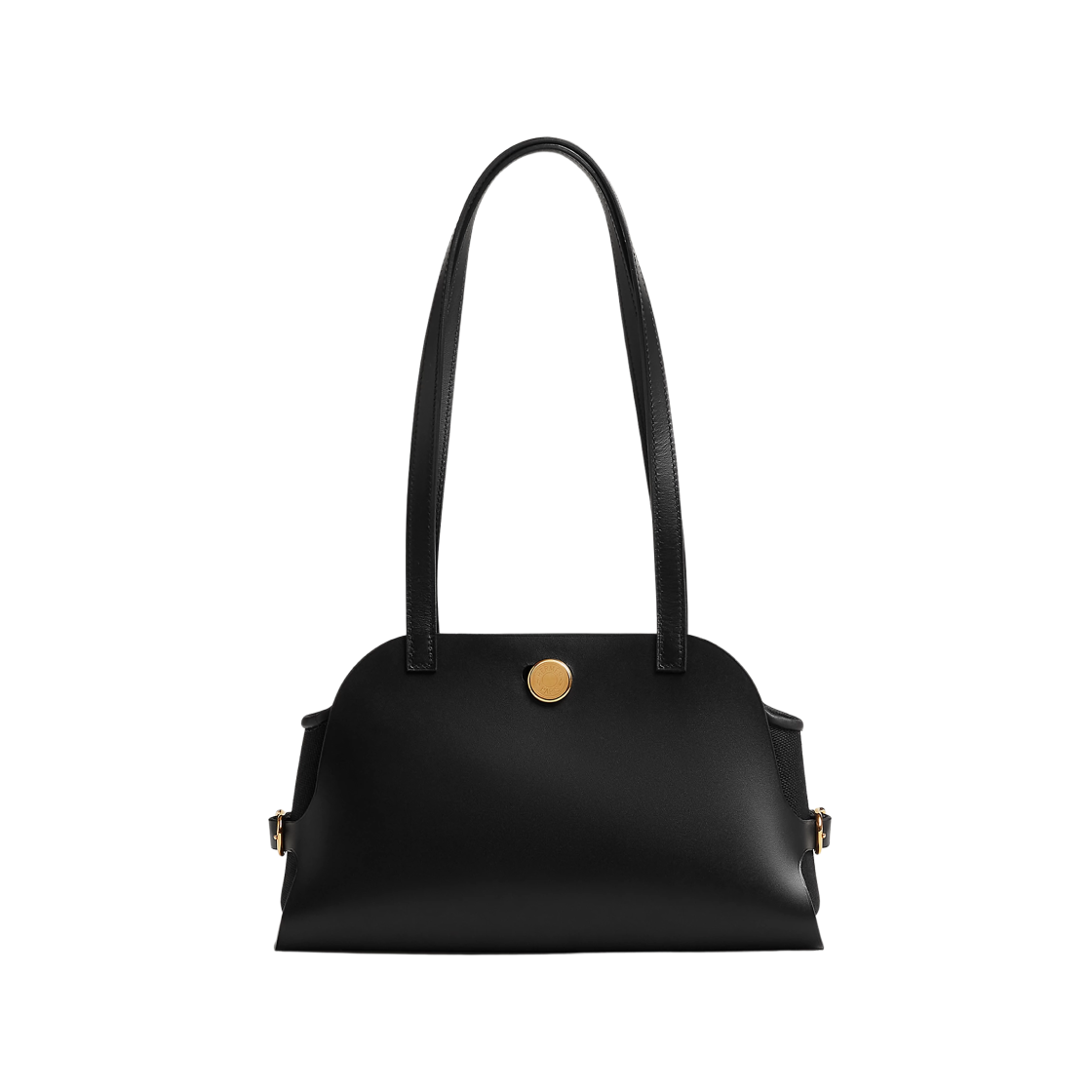 H086431CCAA Hermes Tablier Sellier Bag Hunter Cowhide Swift Calfskin Militaire Canvas & Gold Noir Noir Noir