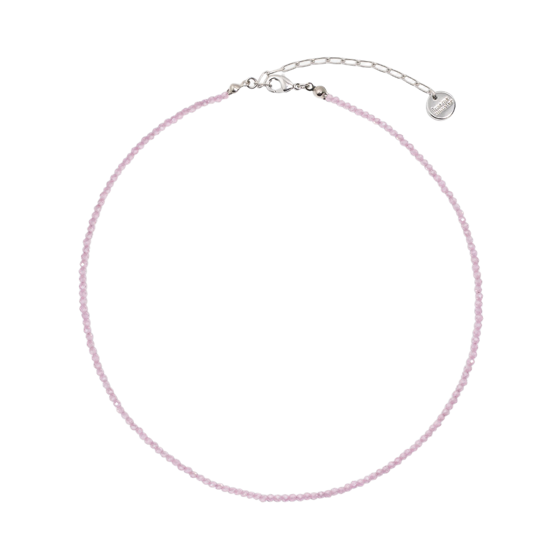 L251MNK030 lovememonster Easy Pink Choker  Baby Pink