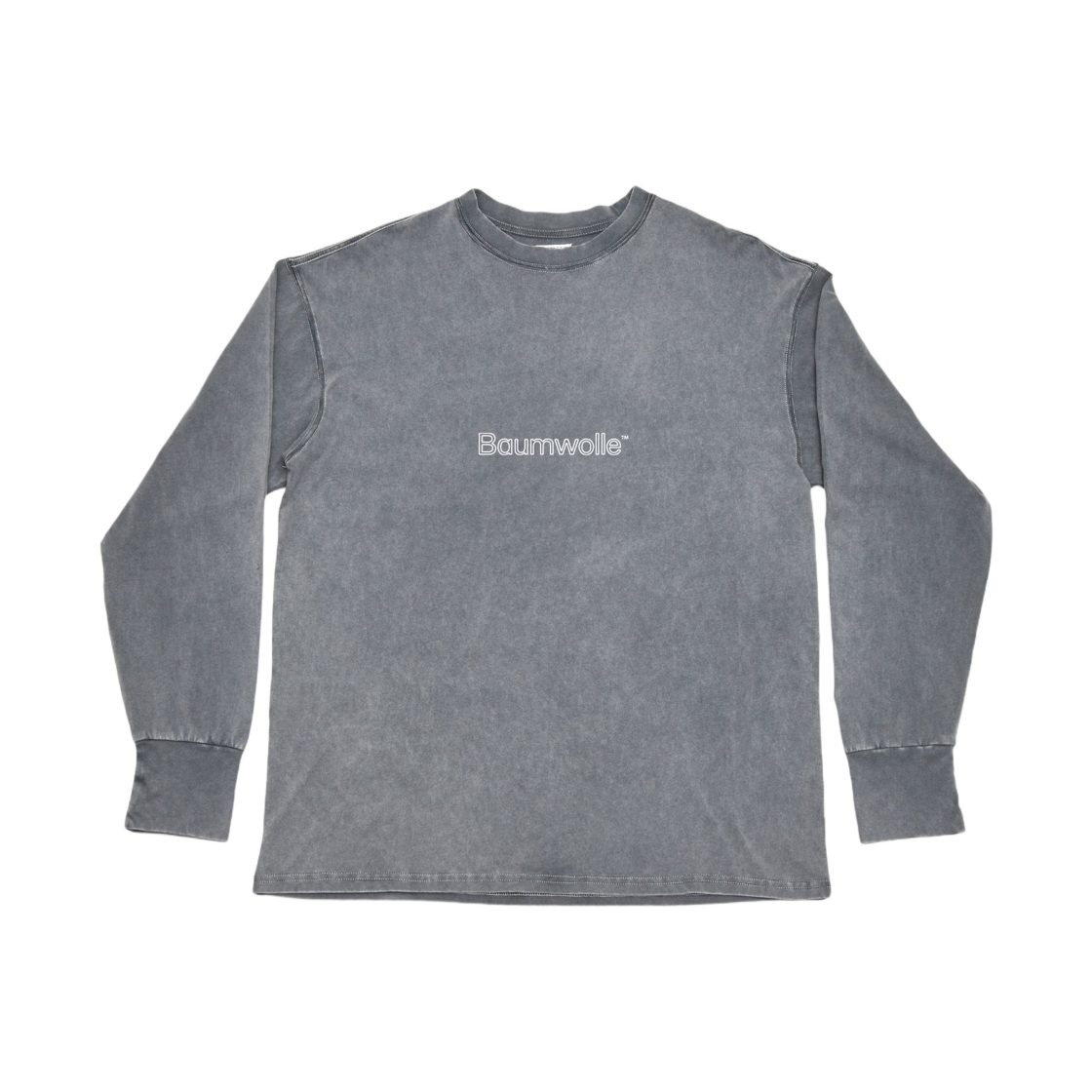 옵티미스틱 러너스 바움볼레 롱슬리브 티셔츠 라이트 그레이(Optimistic Runners Baumwolle Longsleeve T-Shirt Light Grey) - 1