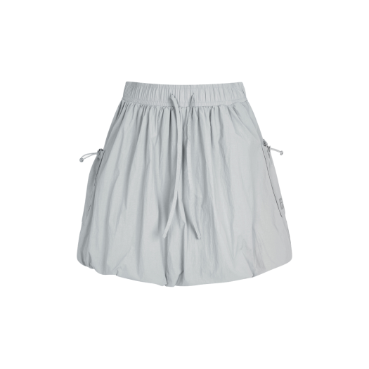 휠라 벌룬 미니 스커트 쿨그레이