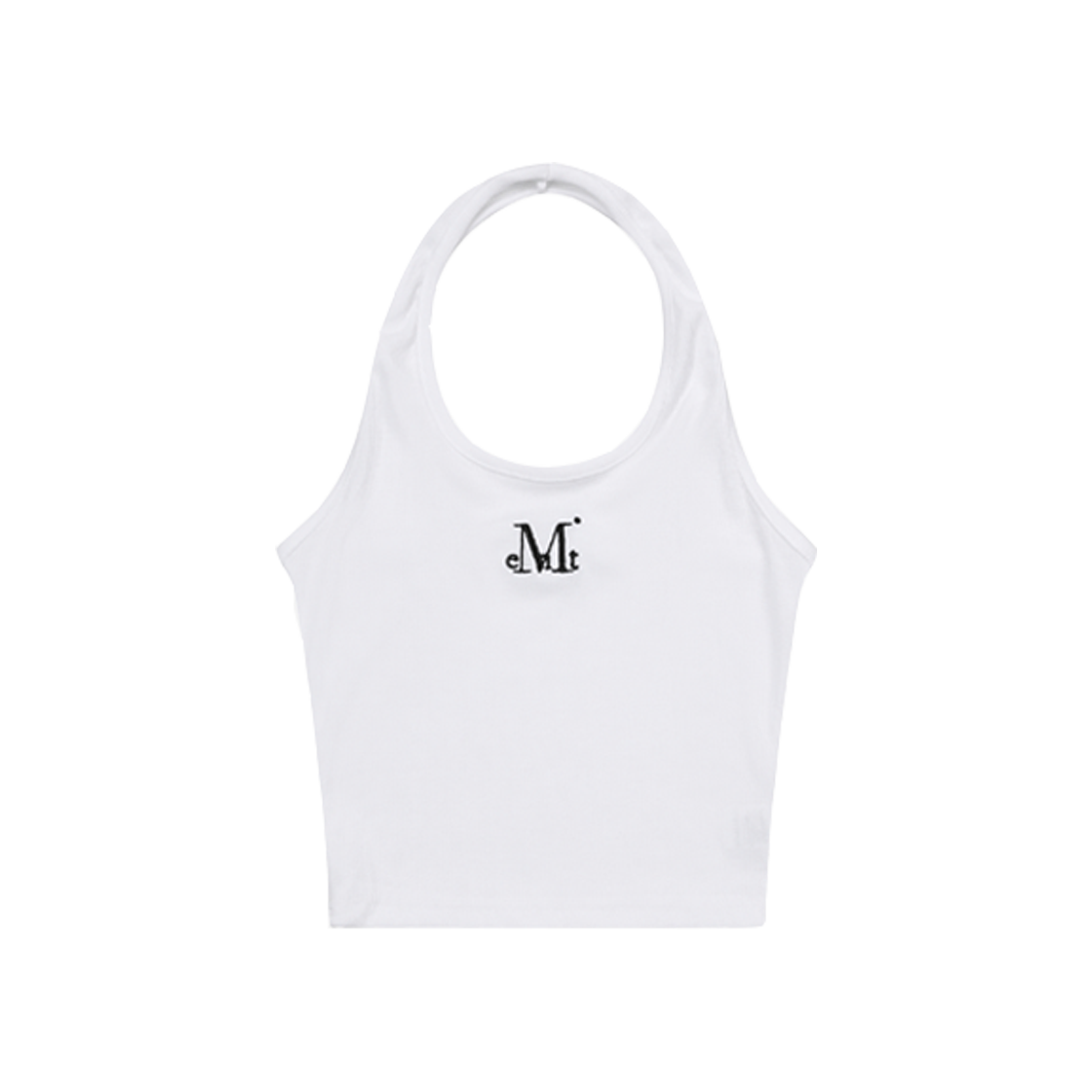 무센트 카프리 홀터넥 슬림 슬리브리스 나시 화이트(MUCENT Cafri Halter Neck Slim Sleeveless White) - 1