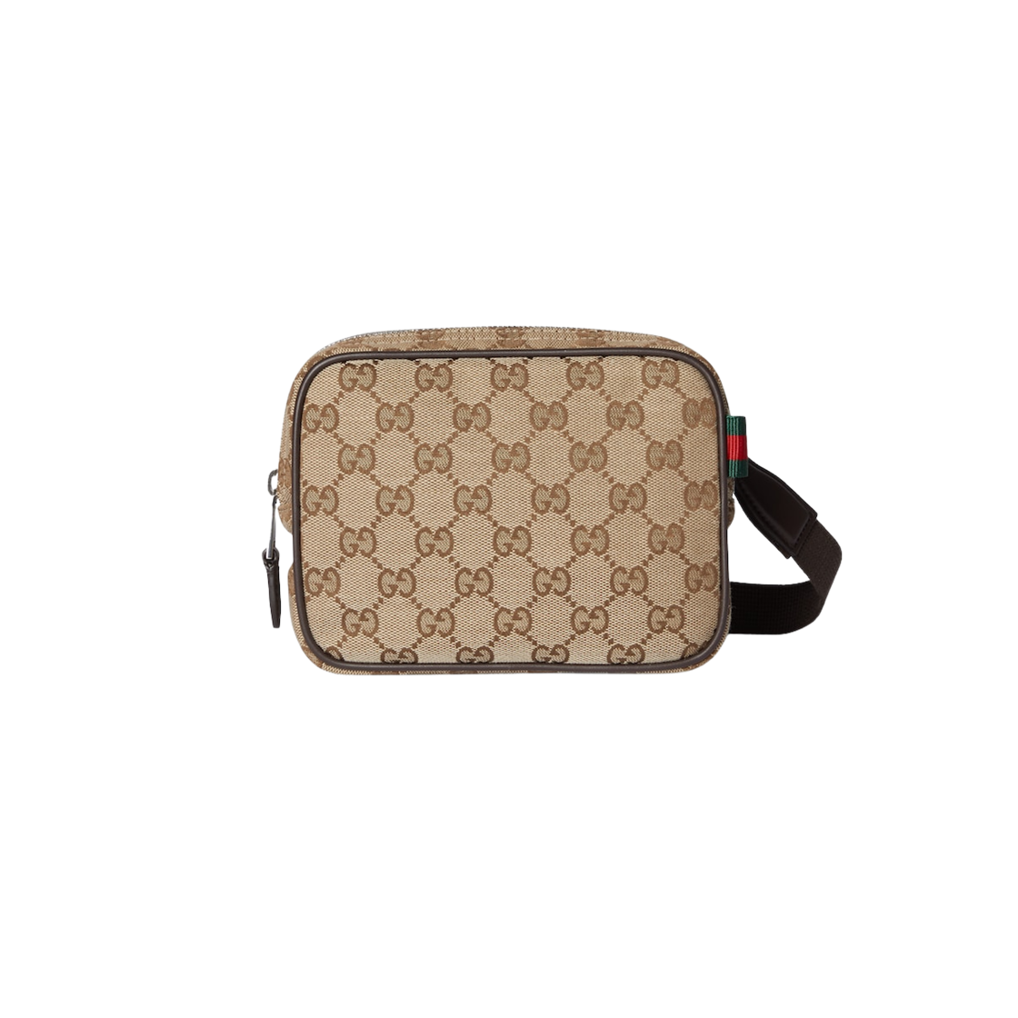 834268-FAEON-9750 Gucci GG Canvas Mini Bag Beige Dark Brown