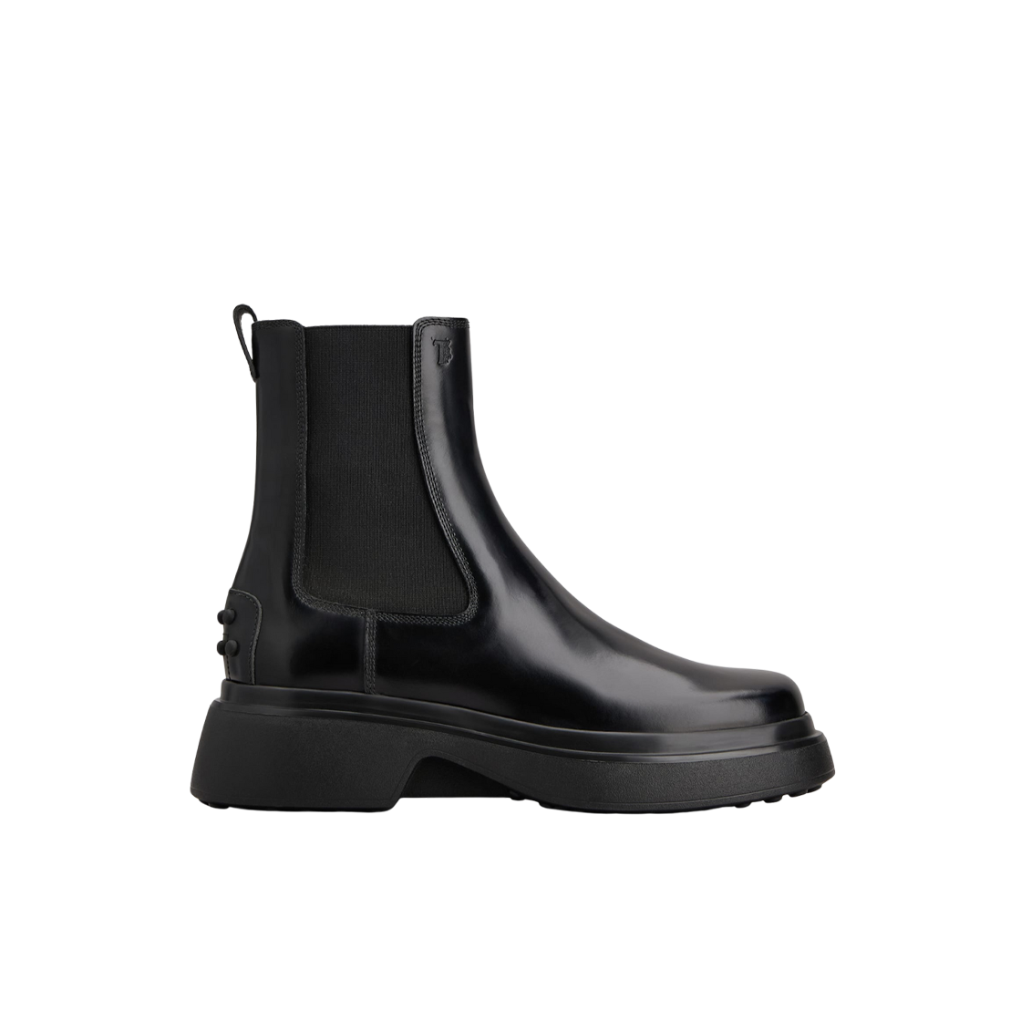 XXW74L0JK20AKTB999 (W) Tod's Chelsea Ankle Boots in Leather Black
