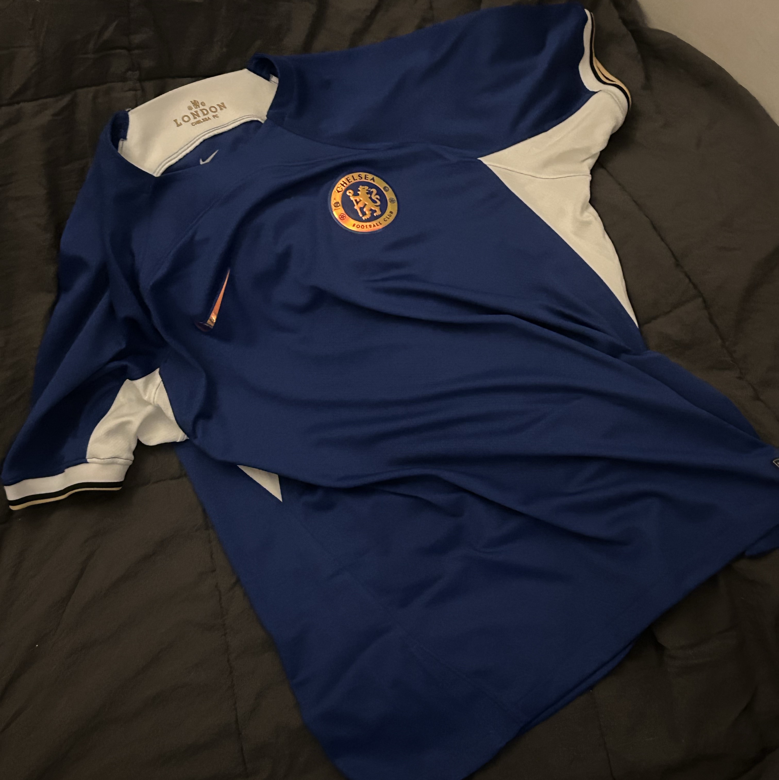 Nike Chelsea FC 2023/24 Stadium Home Dri-Fit Jersey Rush Blue (Non Marking & Non Sponser Ver.) 착용 스타일 - 2