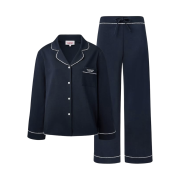 (W) Haus Nowhere x Shushu/Tong Pajama Set Navy Blue