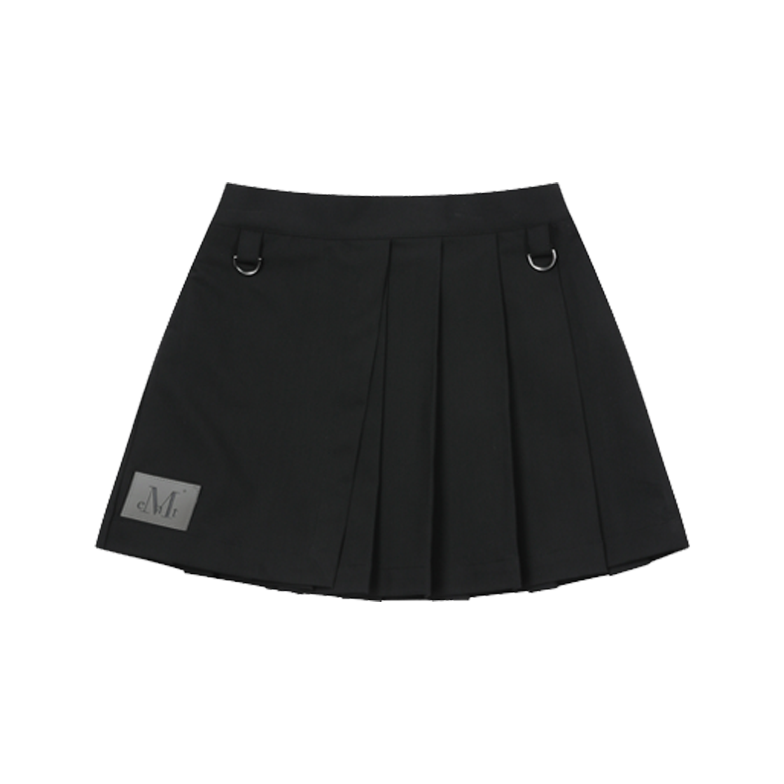 무센트 이케 셋업 하프 플리츠 스커트 블랙(MUCENT Ike Setup Half Pleated Skirt Black) - 1
