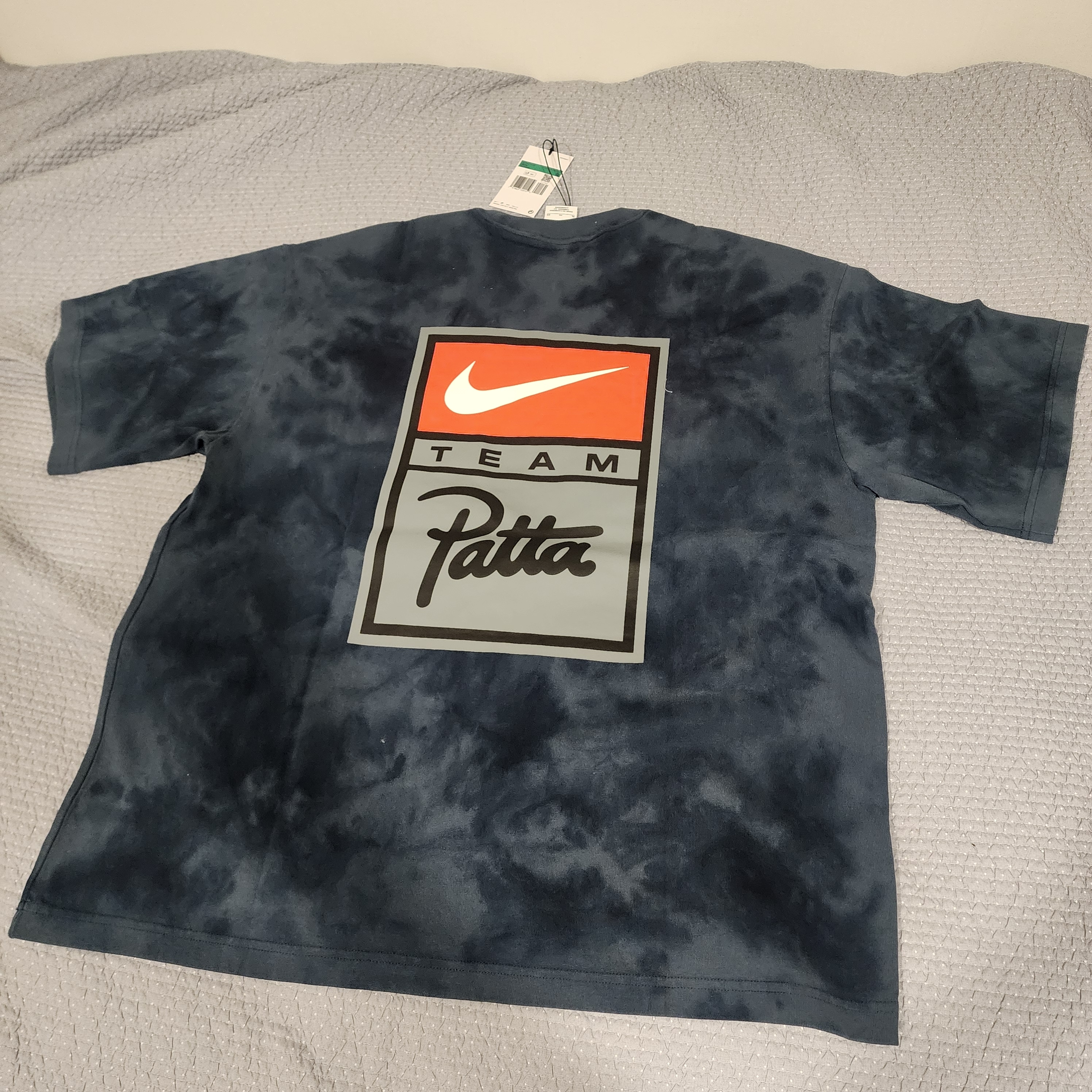 Nike x Patta T-Shirt Squadron Blue (HQ3907-416) 착용 스타일 - 2