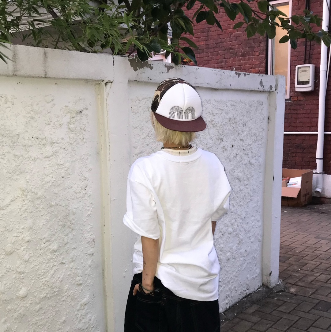 Not New Basic nn Mesh Cap Brown 착용 스타일 - 5
