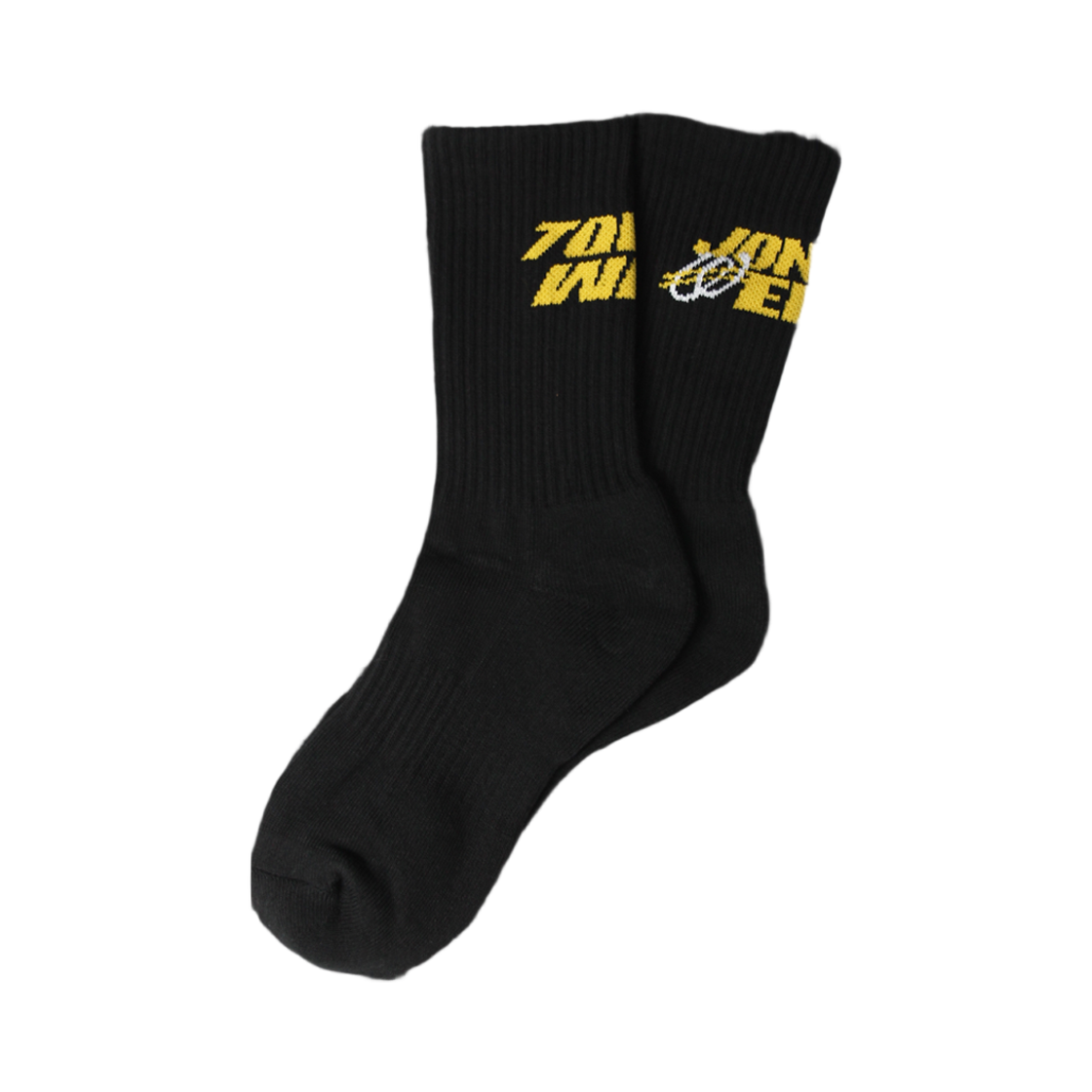 W251ACC99-BLK Weird World Today Was Jonna Weird Socks Black