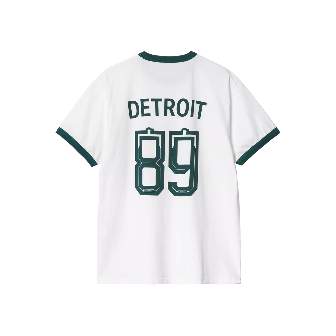 칼하트 WIP 숏슬리브 89 링거 티셔츠 화이트 레인포레스트 헤비 엔자임 워시(Carhartt WIP S/S 89 Ringer T-Shirt White Rainforest Heavy Enzyme Wash) - 2
