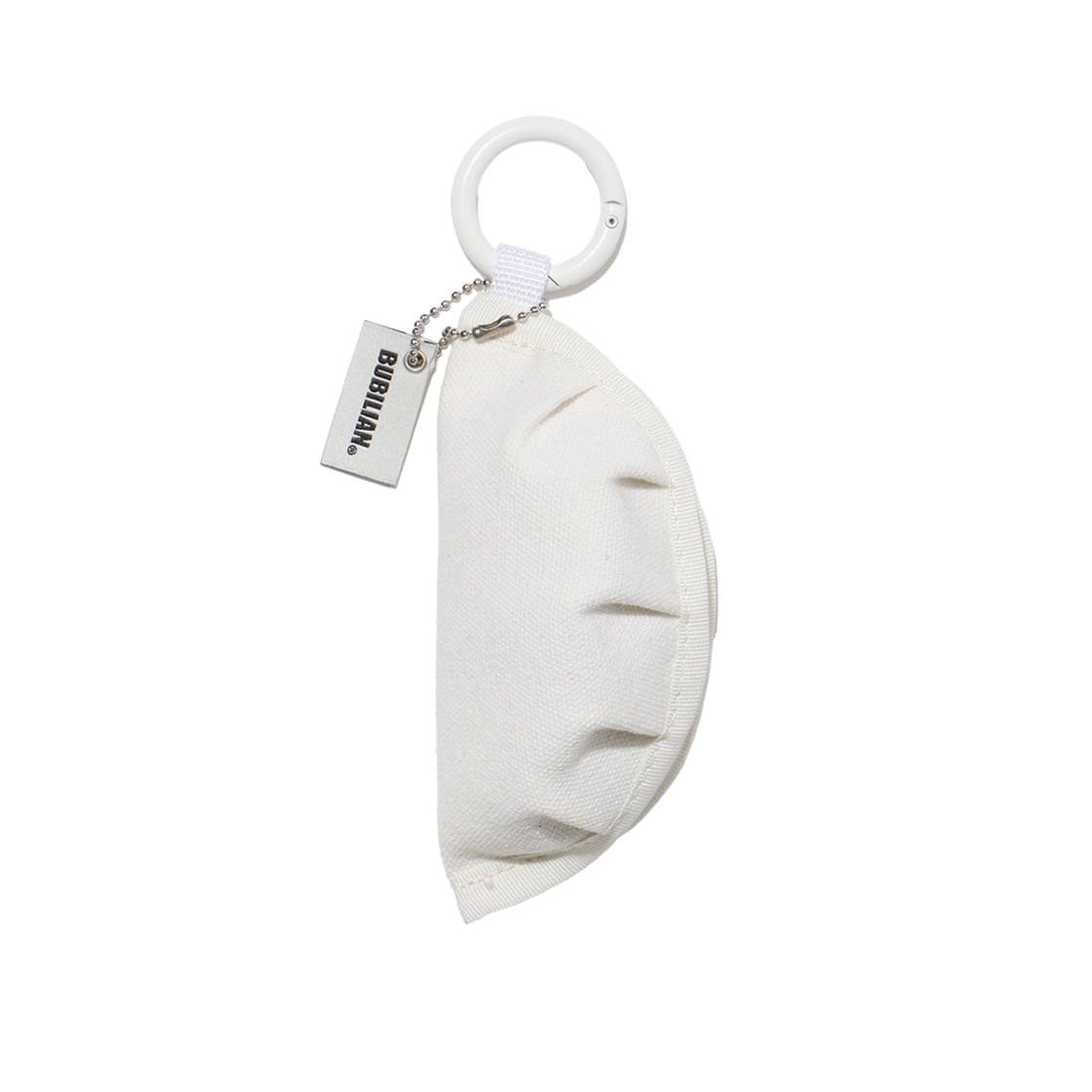 버빌리안 손만두 파우치 키링 크림(Bubilian Mandu Pouch Keyring Cream)