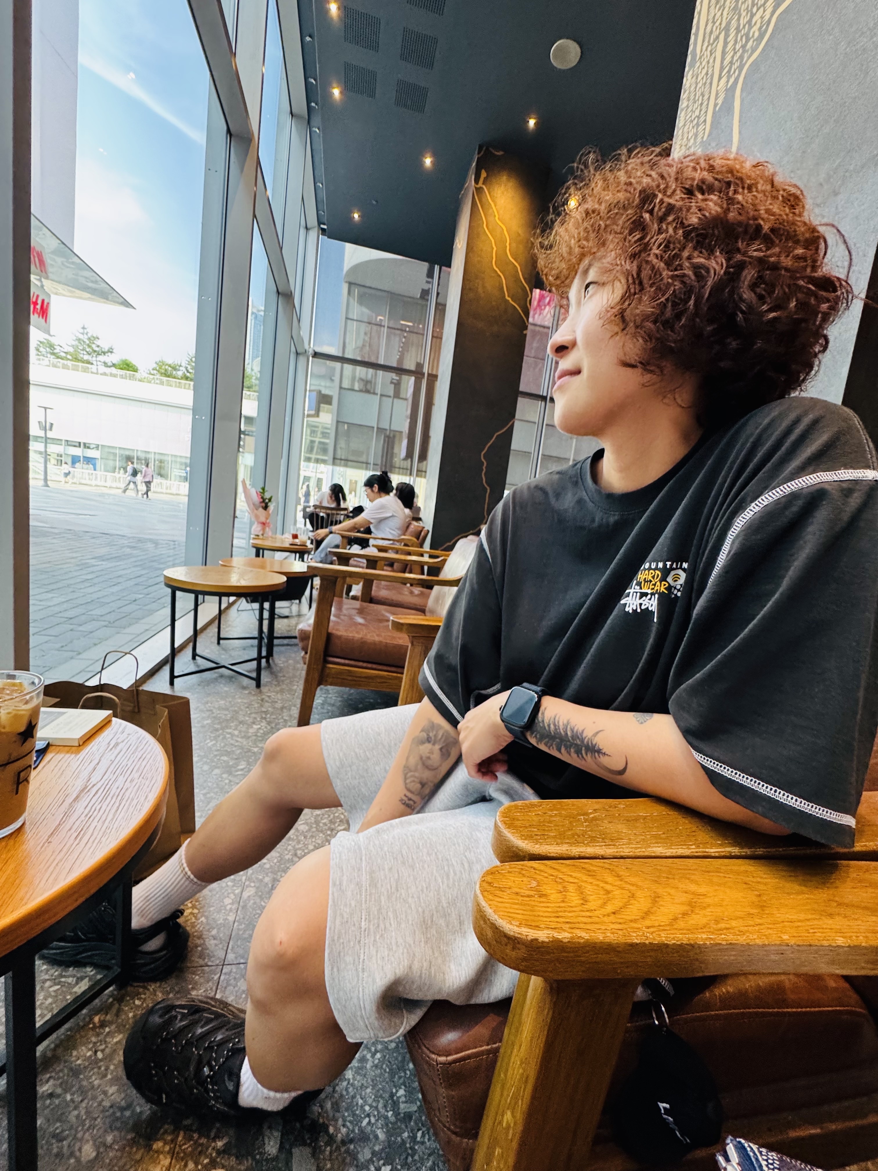 Norda 001/A Cinder, IAB Studio Socks White (5 Pack) 착용 스타일 - 3