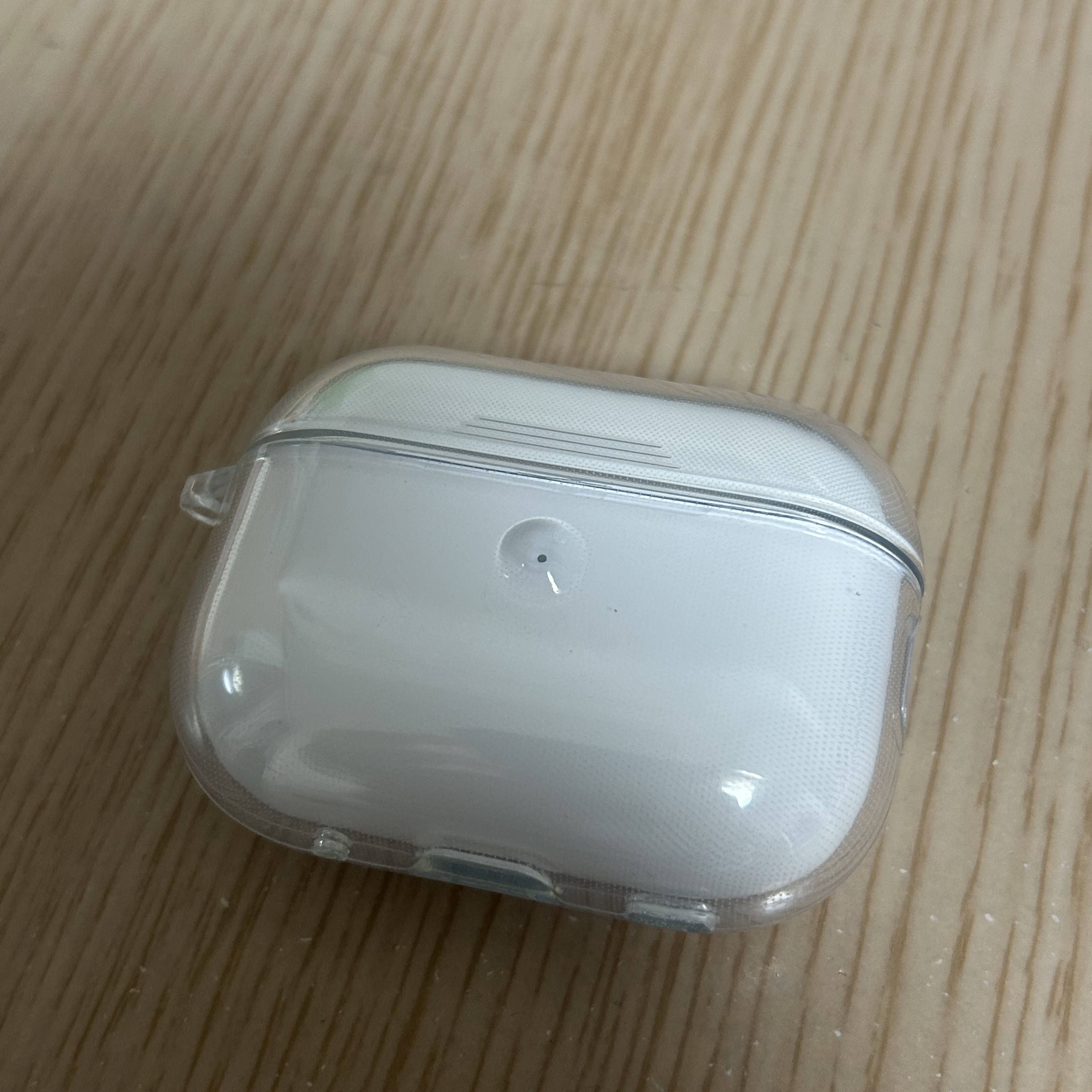 SINJIMORU Anti-Yellowing TPU AirPods Clear Case Pro 4 3 2 착용 스타일