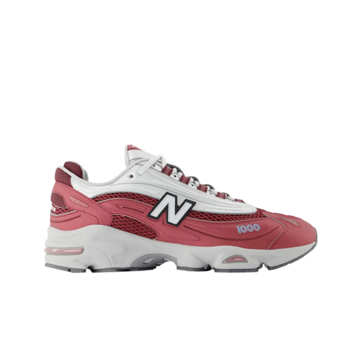 New Balance 1000 Monarch Burgundy Light Silver Metallic