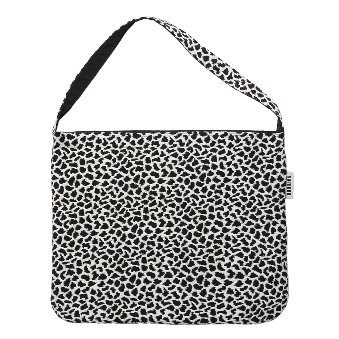 버빌리안 시오 리버서블 에코백 숏블랙호피&블랙(Bubilian Seio Reversible Eco Bag Shortblack leopard print&Black) - 5