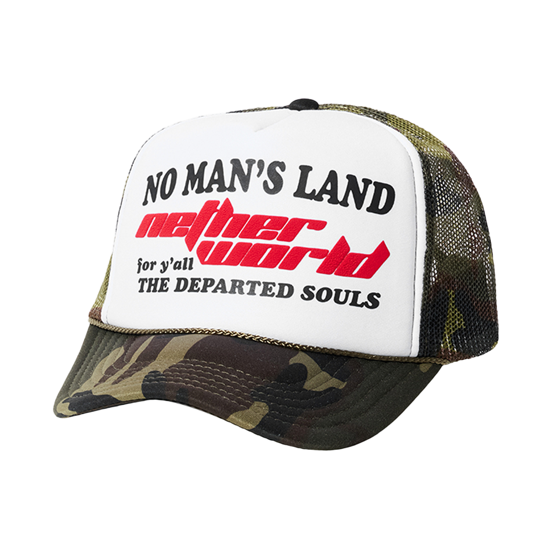 네더월드 노바디 트러커 메쉬캡 카모(Netherworld Nobody's Trucker Hat Camo)