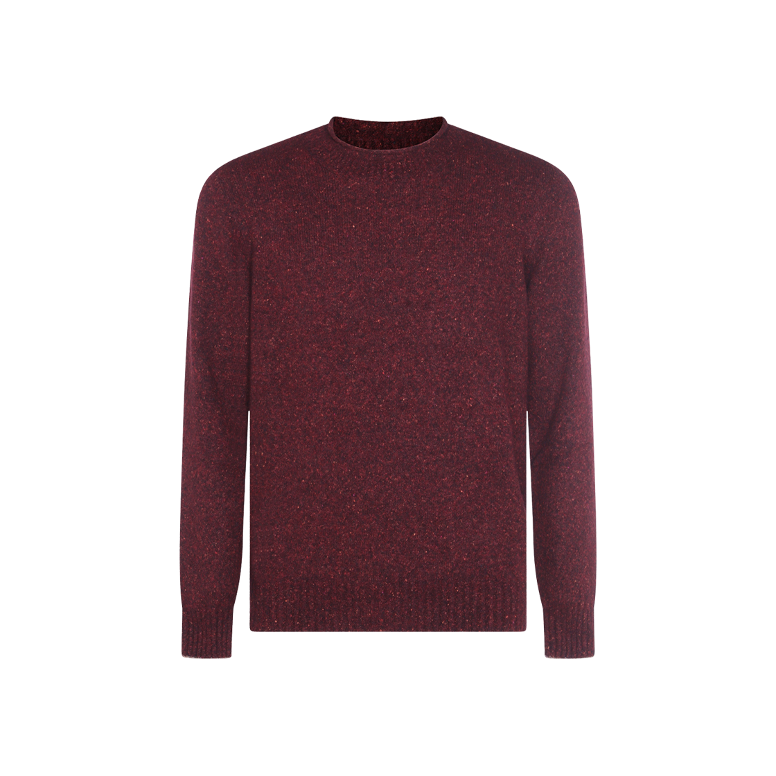 브루넬로 쿠치넬리 소프트 텍스처드 립드 크루넥 스웨터 아마란스(Brunello Cucinelli Ribbed Crewneck Sweater with Soft Texture Amaranth) - 1