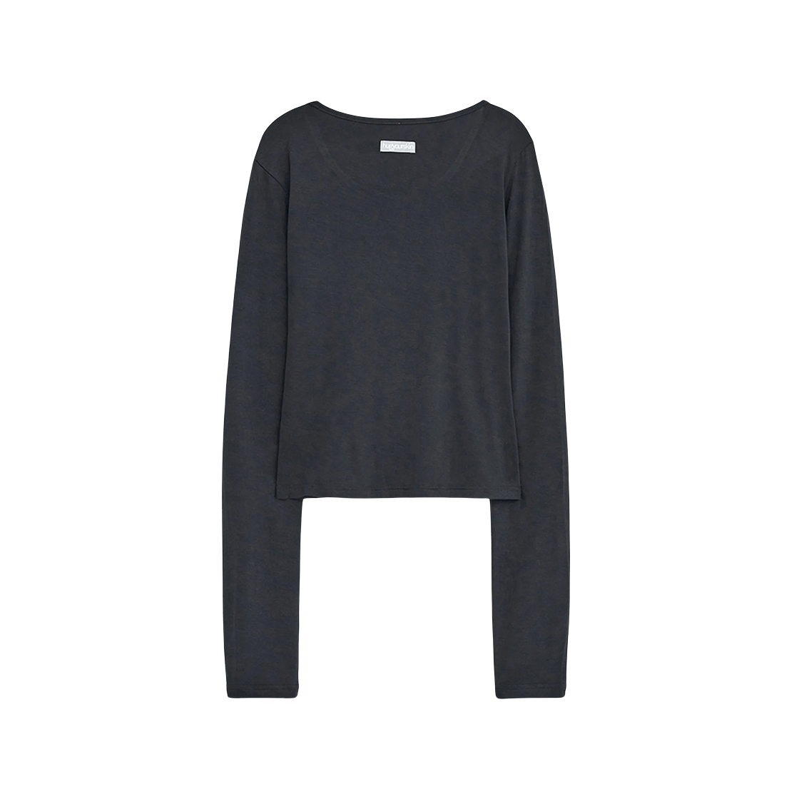 (W) 허그유어스킨 오너먼트 프린드 탑 차콜((W) hugyourskin Ornament Printed Top Charcoal) - 2