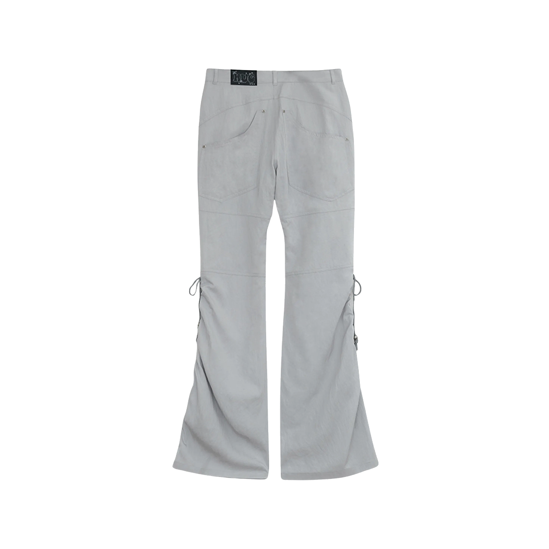 (W) 허그유어스킨 부츠컷 카고 팬츠 그레이((W) hugyourskin Bootcut Cargo Pants Gray) - 2