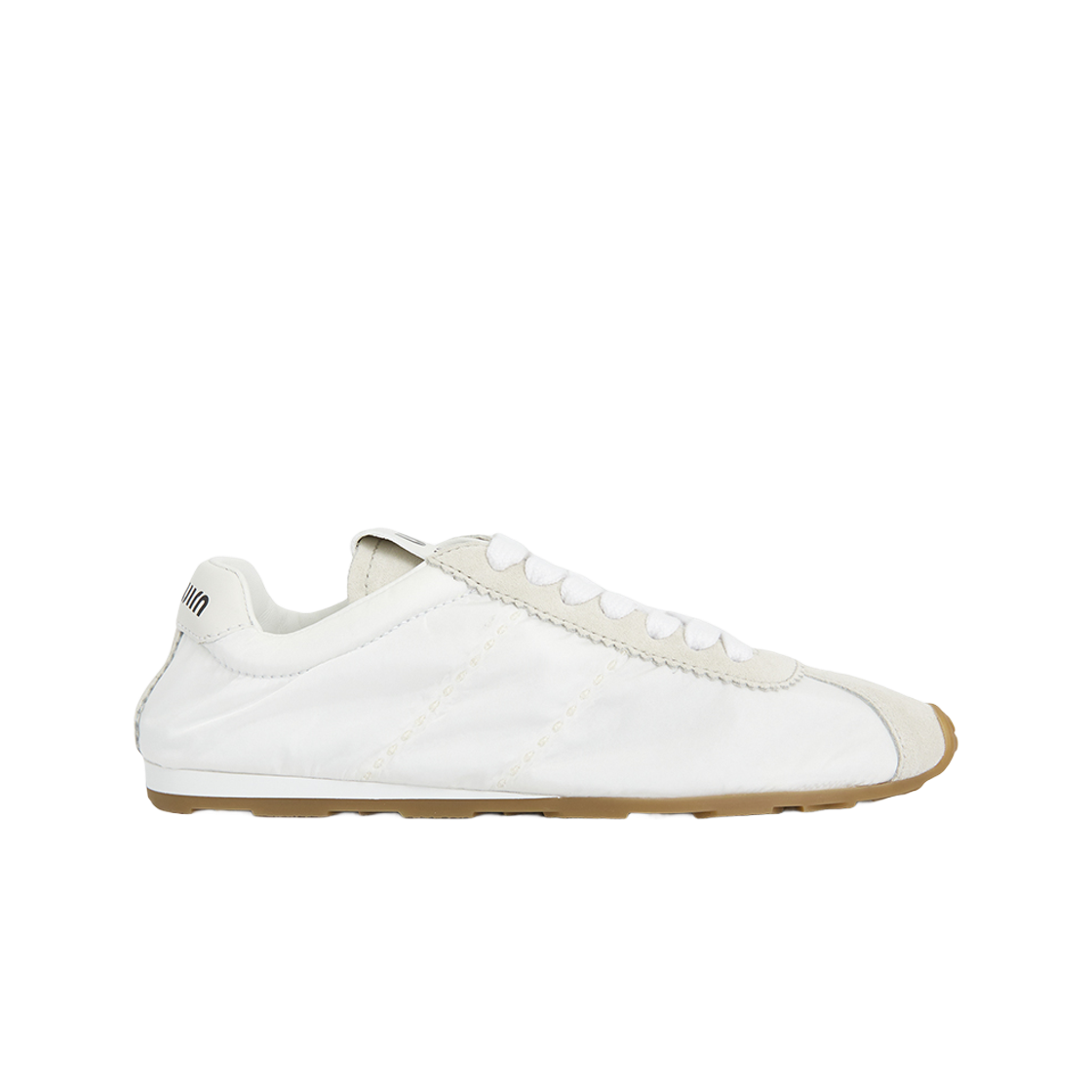 (W) 미우 미우 플룸 스니커즈 화이트((W) Miu Miu Plume Sneakers White)