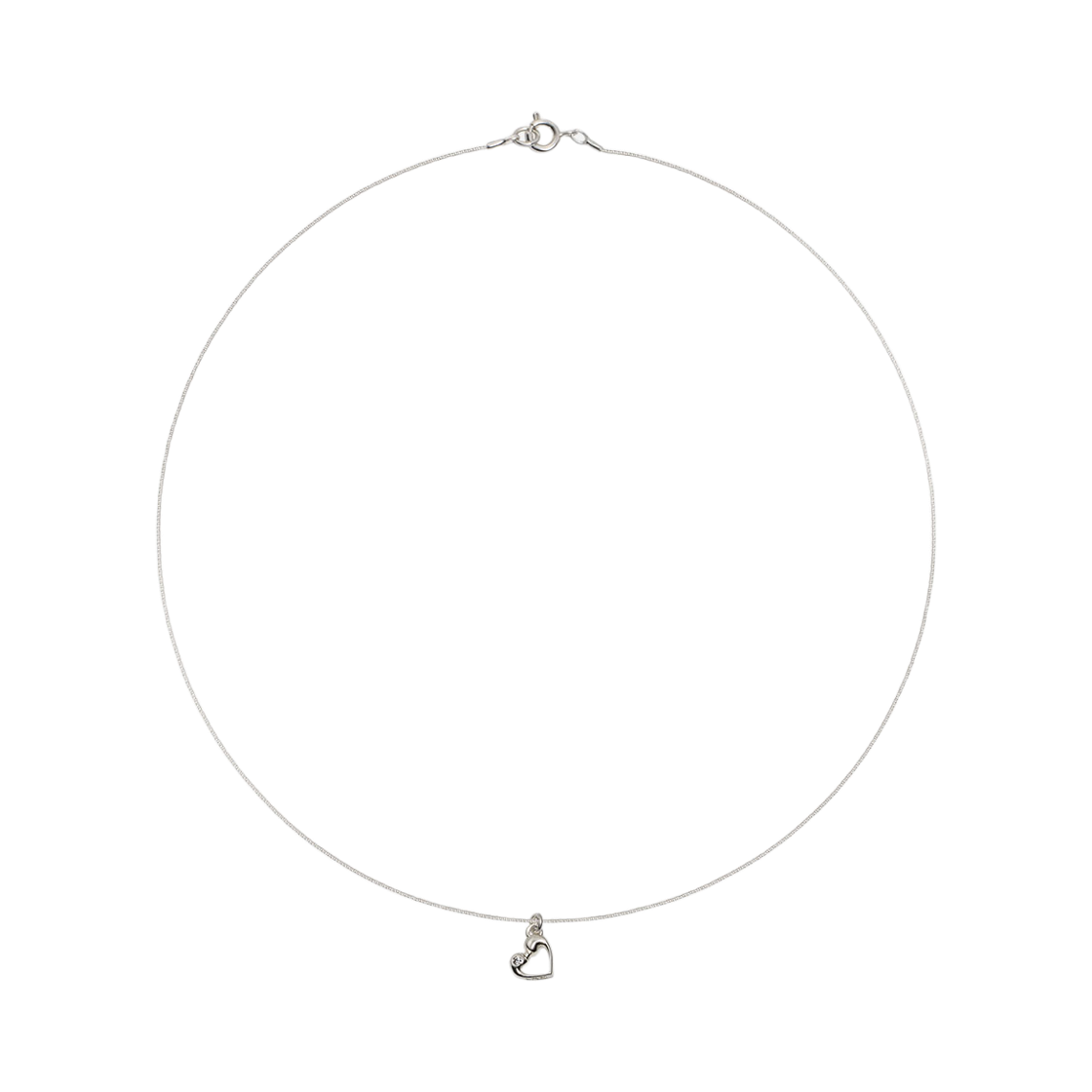 러브미몬스터 [실버] 퓨어 큐빅 몬트 체인목걸이 실버(lovememonster [Silver] Pure Cubic Mont Chain Necklace Silver) - 1