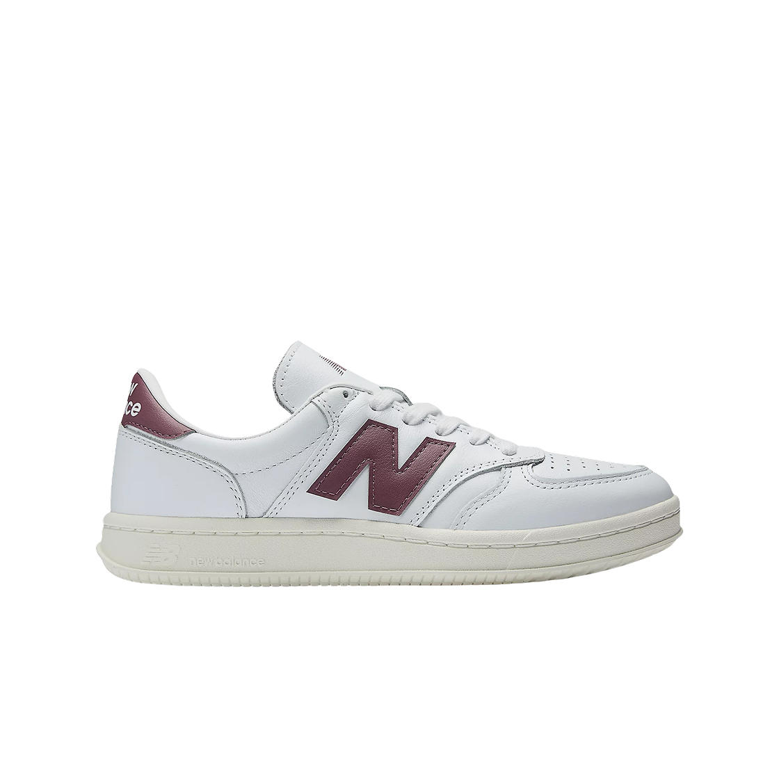 뉴발란스 T500 화이트 워시드 버건디(New Balance T500 White Washed Burgundy)