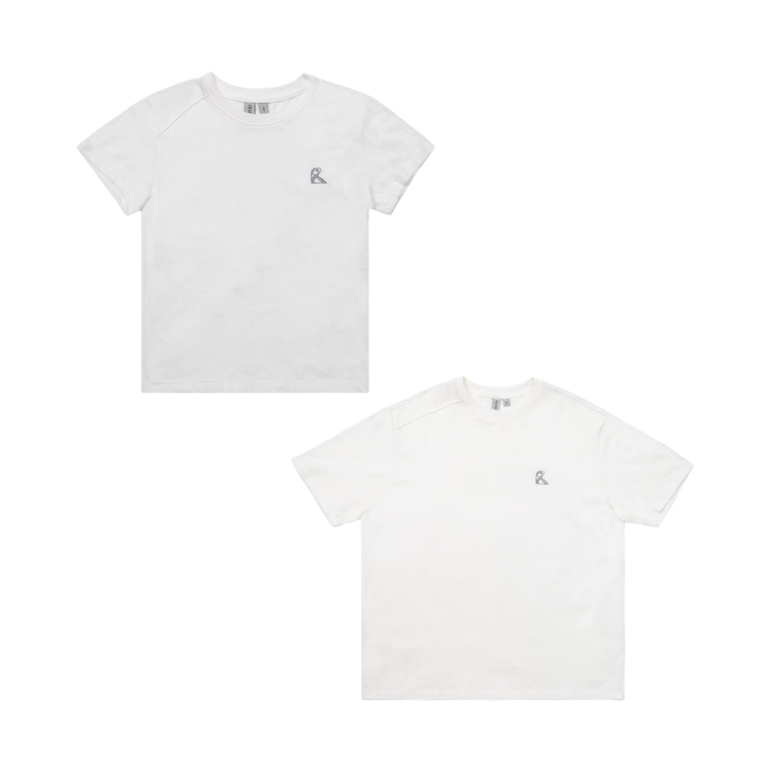 R-25-SU01 Riomeu Symbol Logo Short Sleeve T-Shirt White