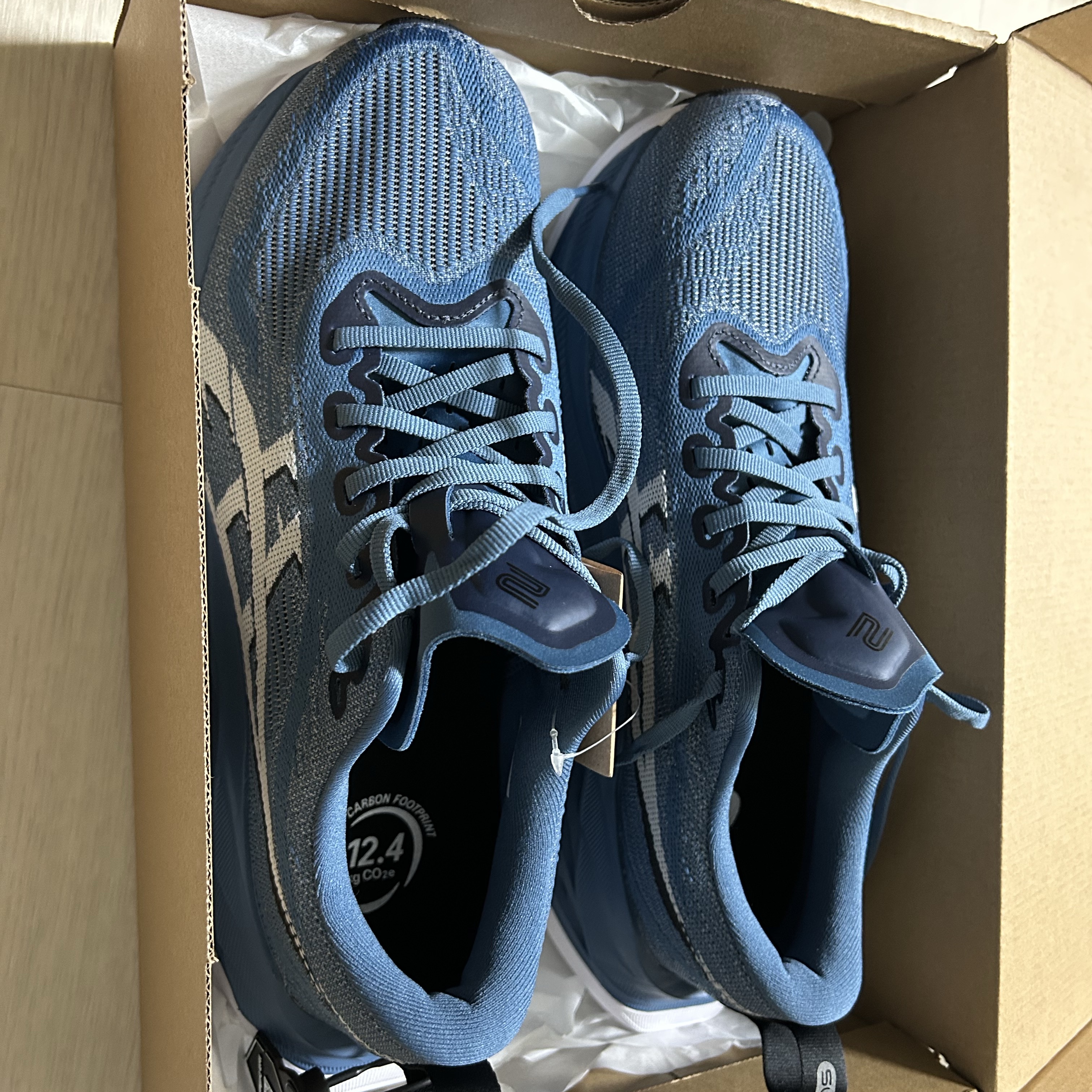Asics Superblast 2 Winter Sea White 착용 스타일
