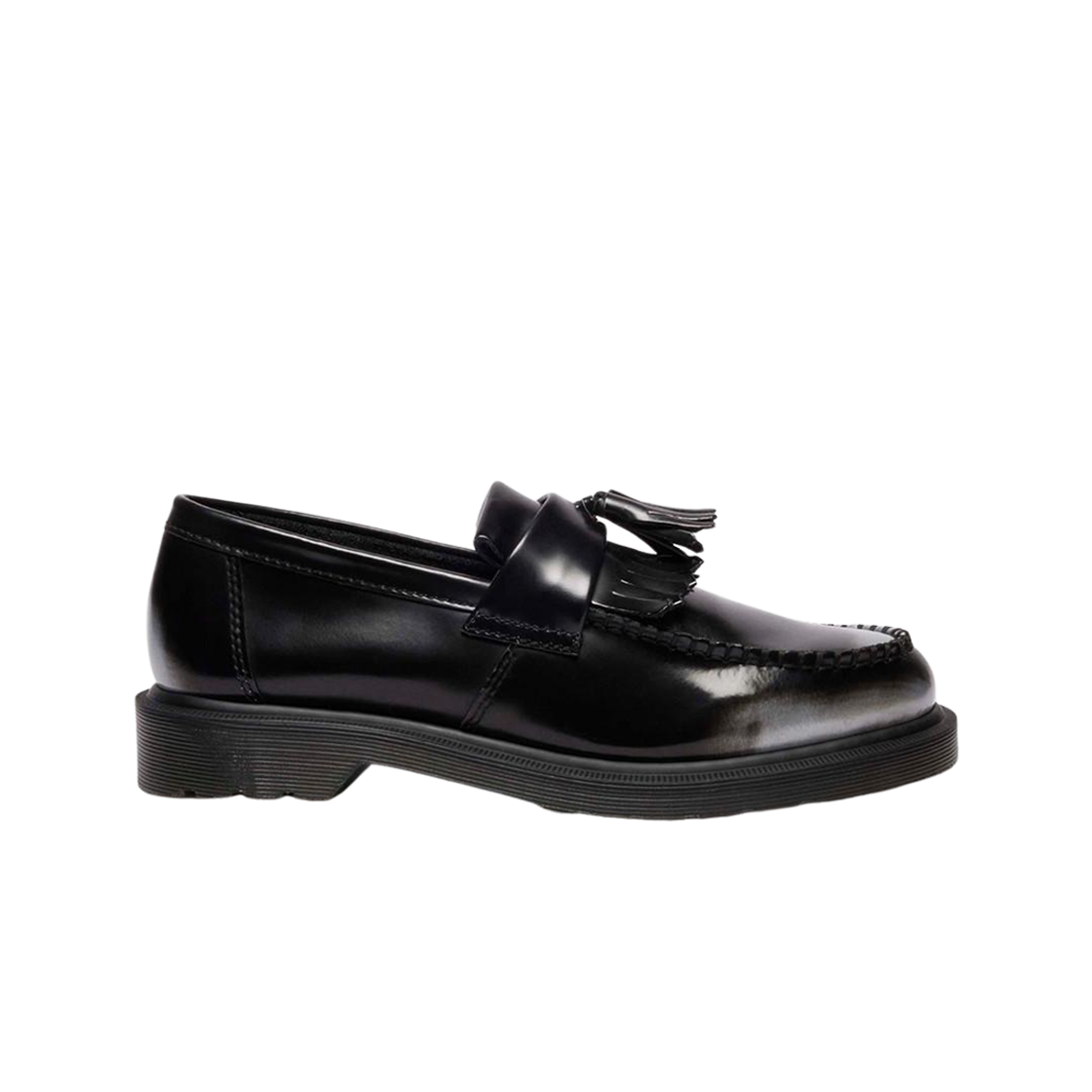 닥터마틴 아드리안 태슬 아카디아 럽 오프 레더 로퍼 실버(Dr. Martens Adrian Tassel Arcadia Rub Off Leather Loafers Silver)