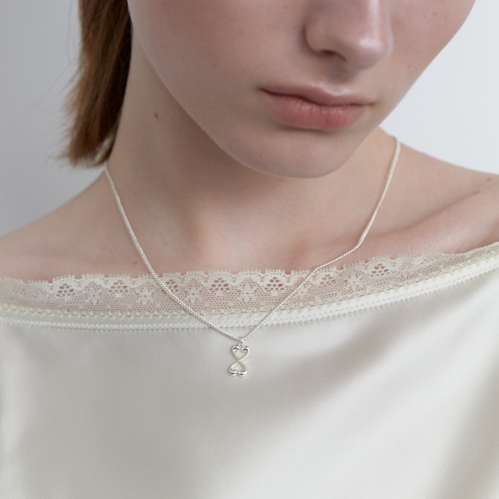 러브미몬스터 모래시계 몬트 체인목걸이 실버(lovememonster Hourglass Mont Chain Necklace Silver) - 3