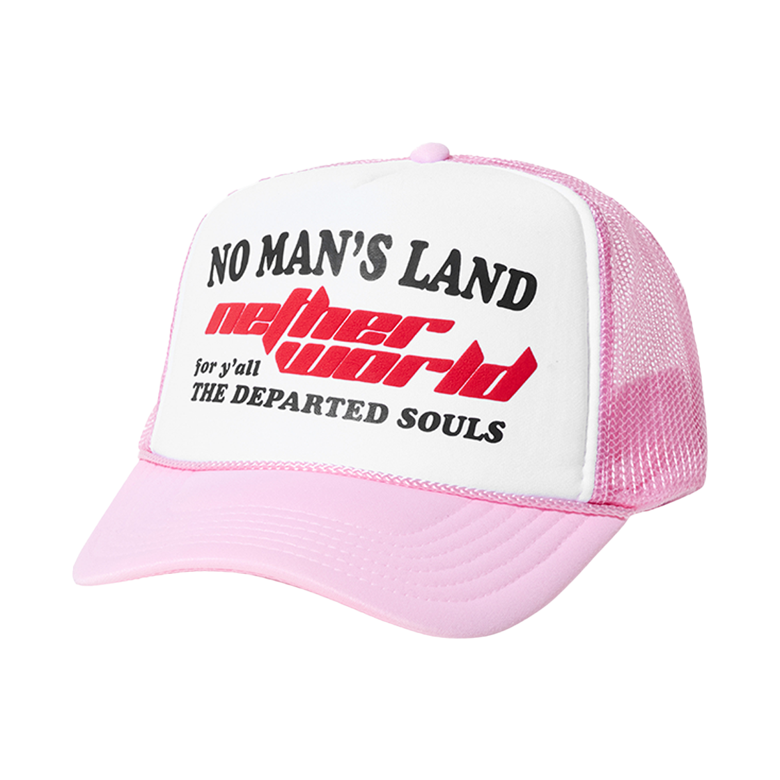 네더월드 노바디 트러커 메쉬캡 핑크(Netherworld Nobody's Trucker Hat Pink)