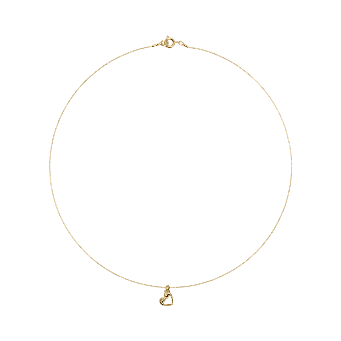 러브미몬스터 [실버] 퓨어 큐빅 몬트 체인목걸이 골드(lovememonster [Silver] Pure Cubic Mont Chain Necklace Gold) - 1