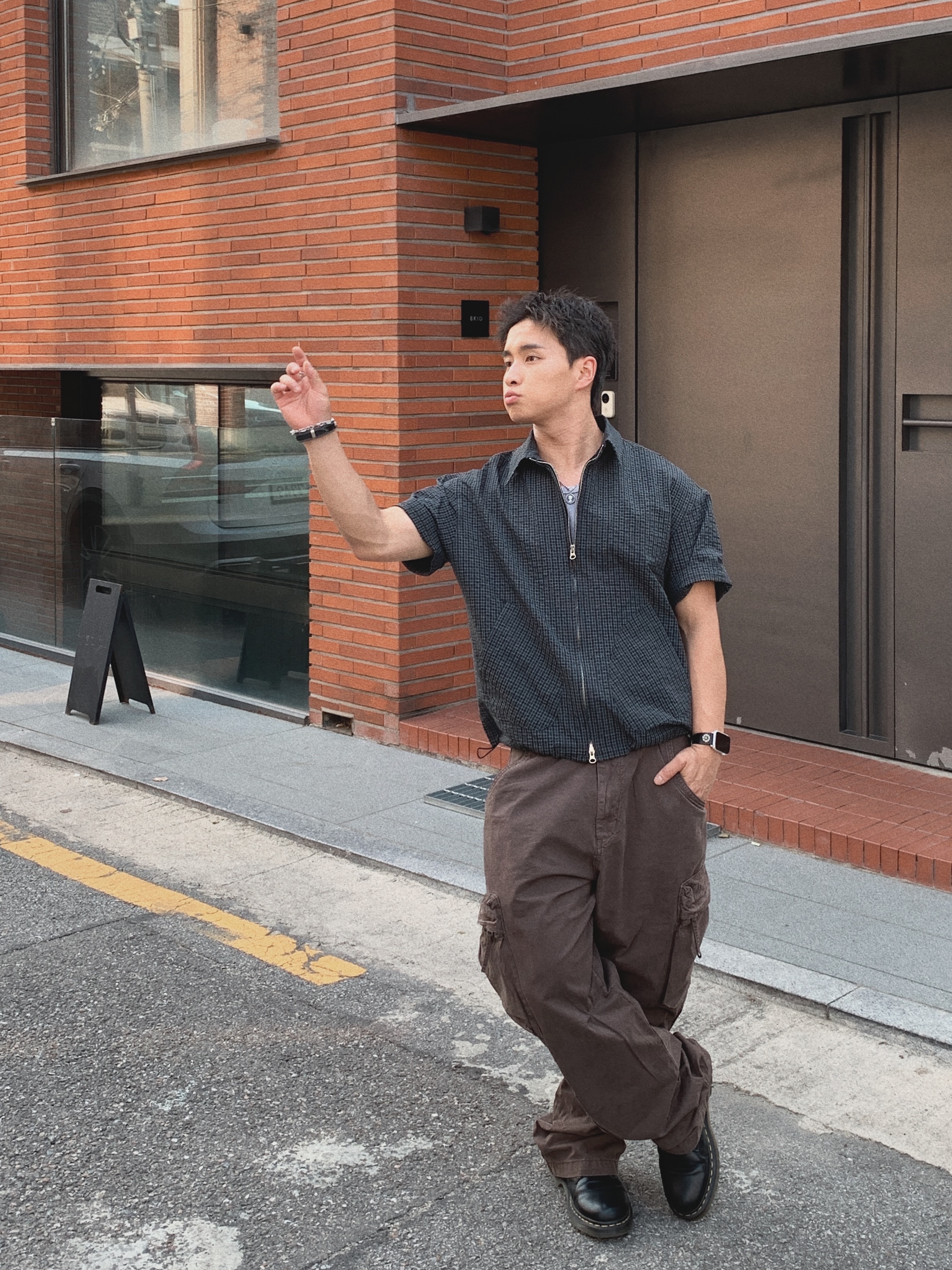 Dr. Martens 1461 Smooth Black 착용 스타일