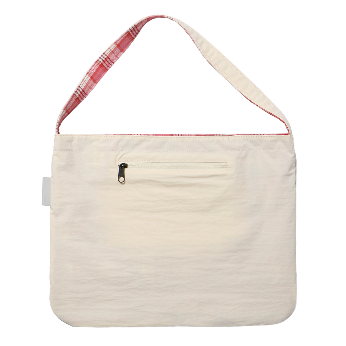 버빌리안 시오 리버서블 에코백 핑크체크&아이보리(Bubilian Seio Reversible Eco Bag Pinkcheck&Ivory) - 4