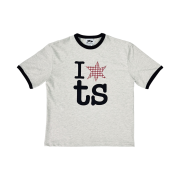 Tansanmagnesium Ringer T-Shirt Ivory