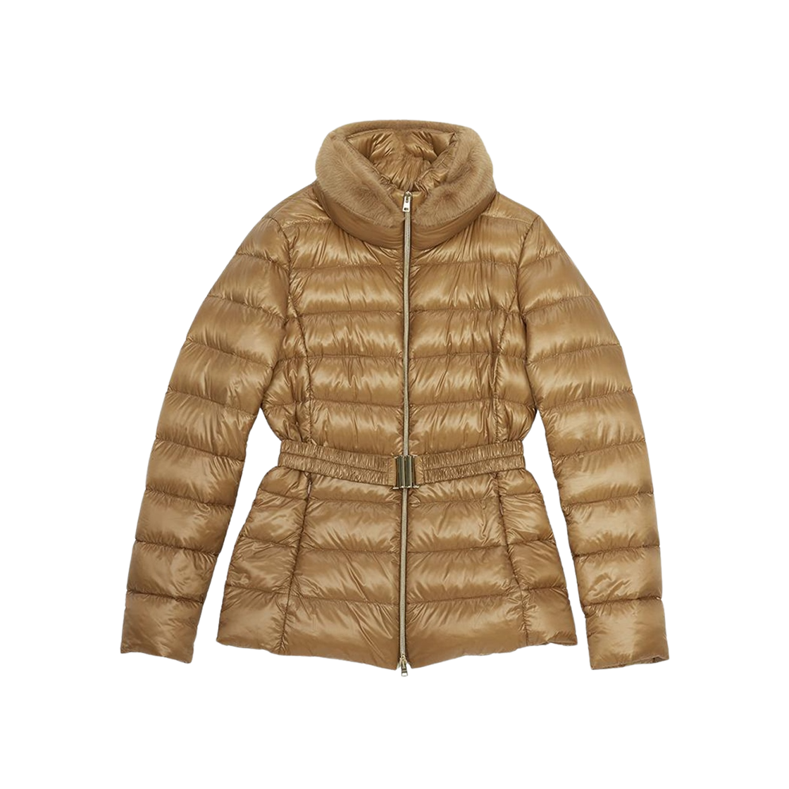 (W) 에르노 클라우디아 다운 패딩 카멜((W) Herno Claudia Down Padded Camel)