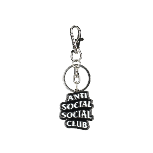 TI25B3401701 ASSC Wave Logo Keychain White Black