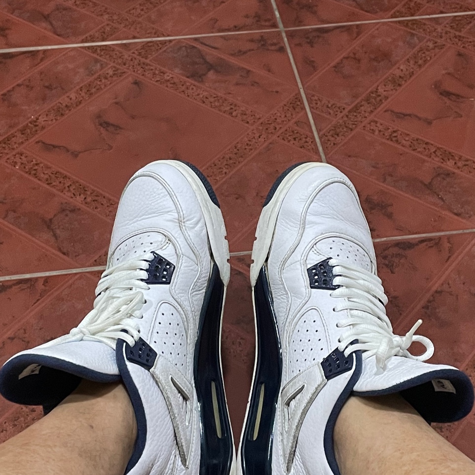 Jordan 4 Retro Columbia 2015 착용 스타일 - 2