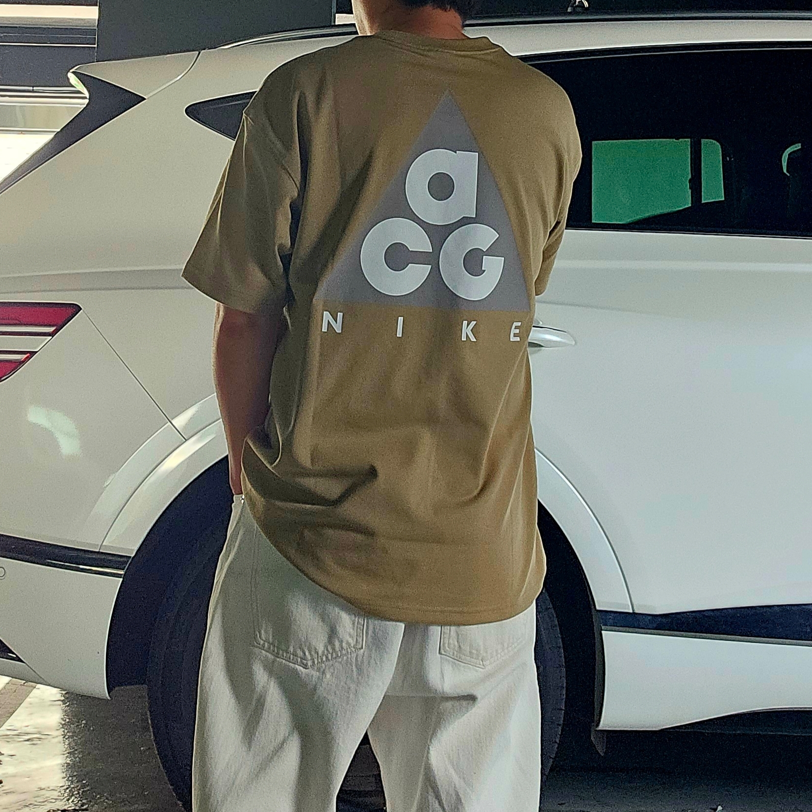 Nike ACG Max 90 T-Shirt Parachute Beige - Asia 착용 스타일
