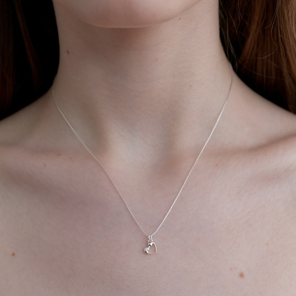 러브미몬스터 [실버] 퓨어 큐빅 몬트 체인목걸이 실버(lovememonster [Silver] Pure Cubic Mont Chain Necklace Silver) - 3