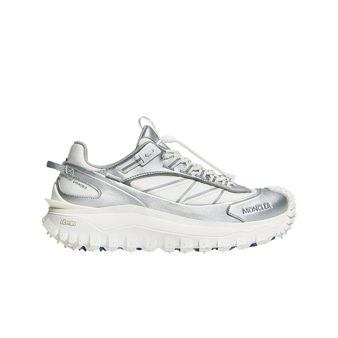 K2-09A-4M00330-M7184-M91 Moncler Trailgrip GTX Leather Sneakers Silver - 25FW
