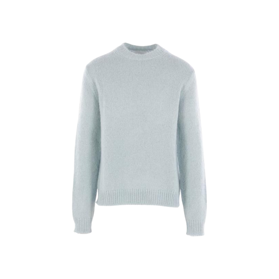 J47GP0021-J14523-458 Jil Sander Midweight Wool Blend Crew Neck Sweater Powder Blue