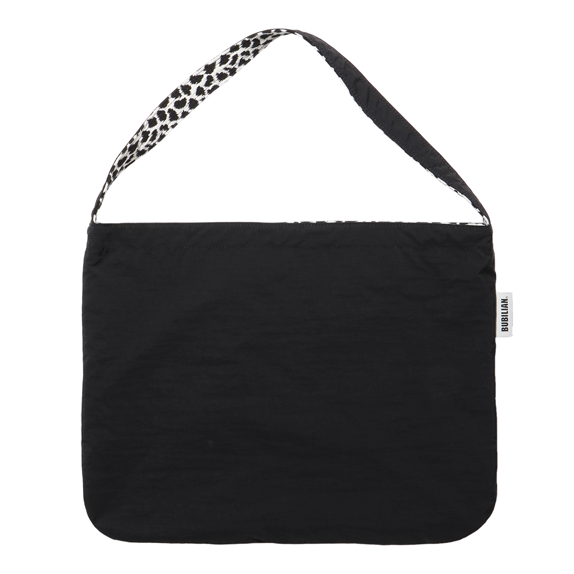 버빌리안 시오 리버서블 에코백 롱블랙호피&블랙(Bubilian Seio Reversible Eco Bag Longblack leopard print&Black) - 3