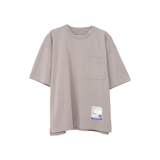 I12TS512-LIGHTGRAY Maison Mihara Yasuhiro Heavy Weight Jersey Half Sleeve T-Shirt Light Gray