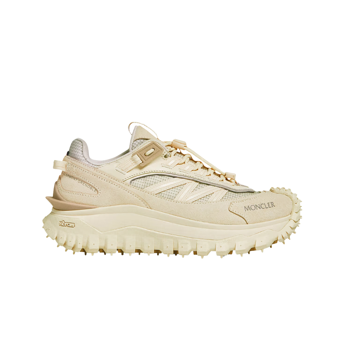 K1-09A-4M00100-M5552-21L Moncler Trailgrip Suede & Leather Sneakers Light Beige - 25SS