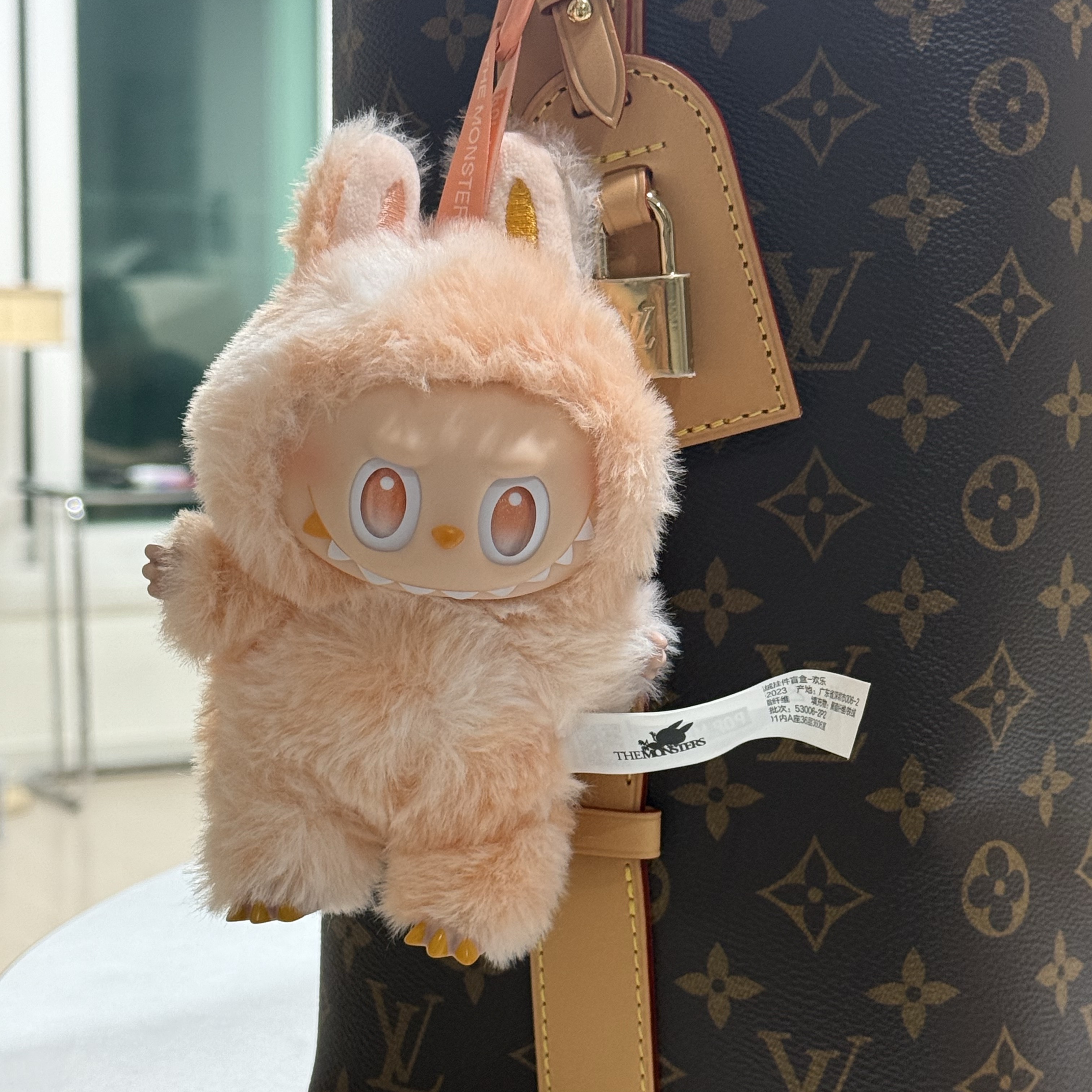 Pop Mart Labubu The Monsters Highlight Series Happiness Keyring (Opened Case) 착용 스타일 - 2
