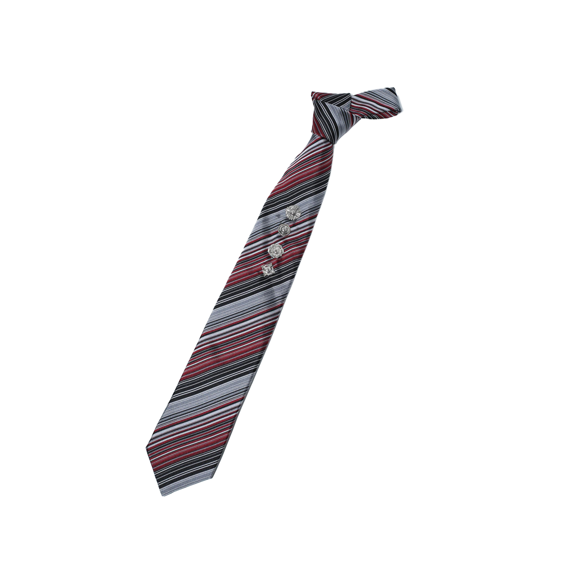 토가 투 메탈 콘초 타이 그레이 - 25FW(Toga Too Women Metal Concho Tie Gray - 25FW)