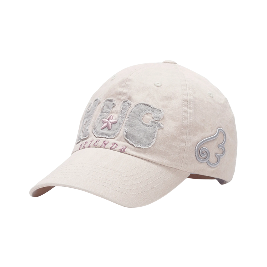 (W) 허그유어스킨 허그 프렌즈 캡 핑크((W) hugyourskin Hug Friends Cap Pink)