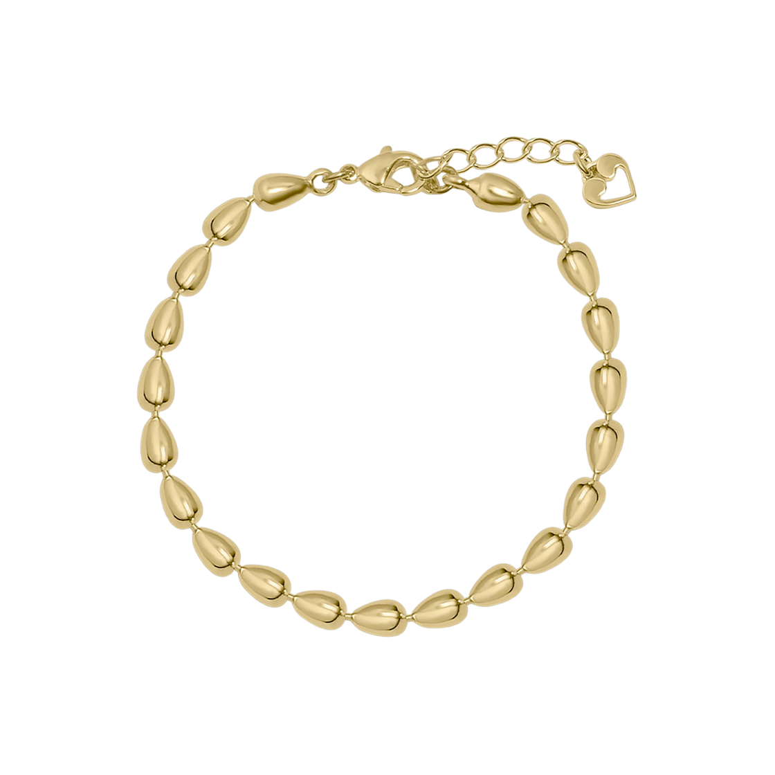 L251MAK010 lovememonster Easy Drops Chain Anklet Gold